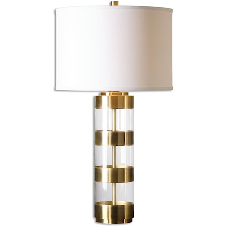 Angora Brushed Brass Table Lamp